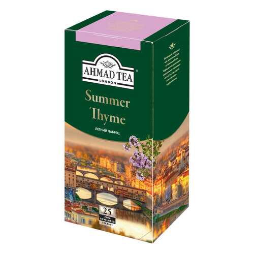 Чай черный Ahmad Tea summer thyme 25 пакетиков в Окей