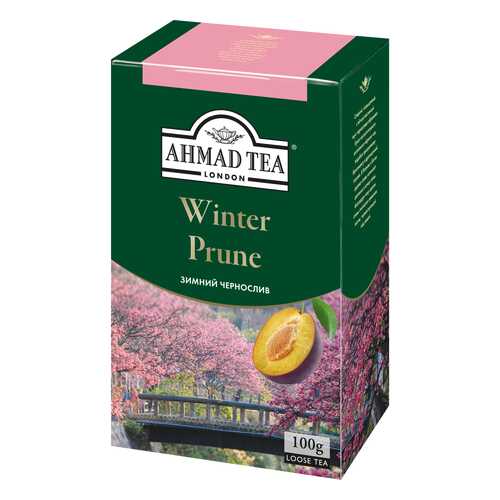Чай черный Ahmad Tea зимний чернослив 100 г в Окей