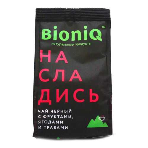Чай черный BIONIQ, Насладись, с фруктами, ягодами и травами, 50 г в Окей