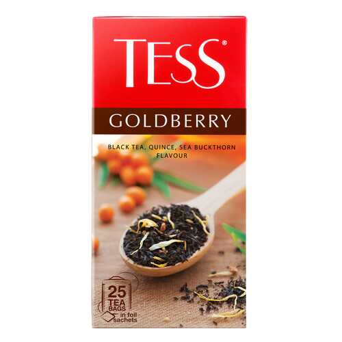 Чай черный Tess Goldberry 25 пакетиков в Окей
