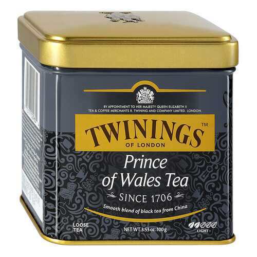 Чай черный Twinings принц уэльский байховый среднелистовой 100 г в Окей