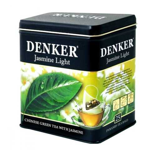 Чай Denker Jasmine Light зеленый с жасмином 25 пирамидок в Окей