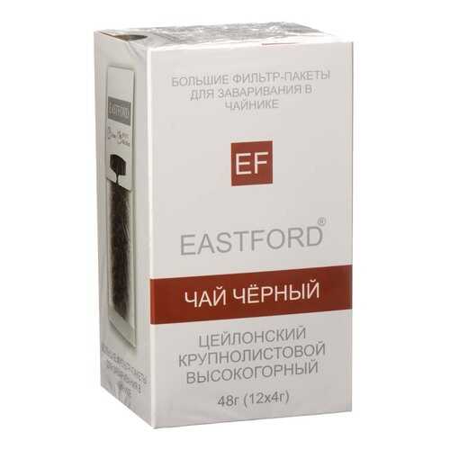 Чай Eastford Чай черный, черный листовой, 12 пакетиков в Окей