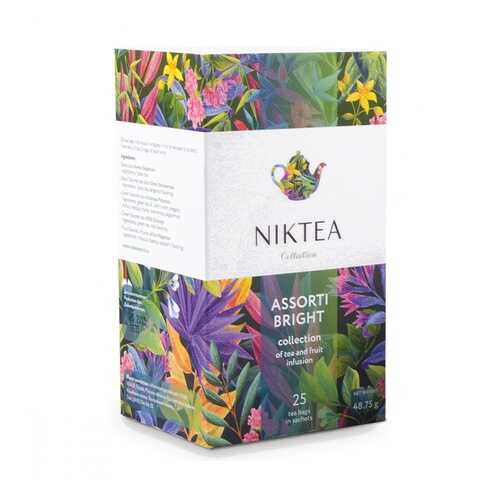 Чай Niktea Assorti Bright ассорти 25 пакетиков в Окей