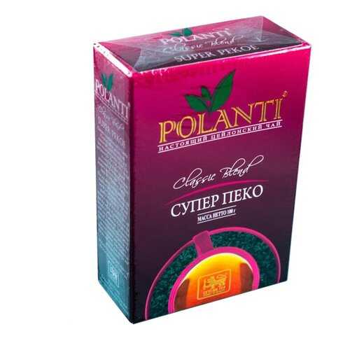 Чай Поланти Супер Пеко 100 грамм черный в Окей