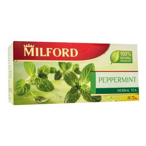 Чай травяной Milford peppermint 20 пакетиков в Окей