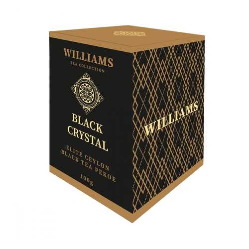 Чай Williams Black Crystal черный цейлонский Pekoe 100 г в Окей