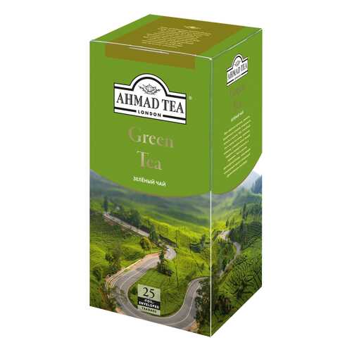 Чай зеленый Ahmad Tea 25 пакетиков в Окей