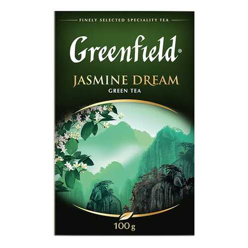 Чай зеленый листовой Greenfield Jasmine Dream 100 г в Окей