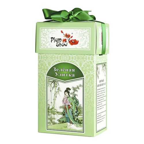 Чай зеленый Plum Snow зеленая улитка 100 г в Окей
