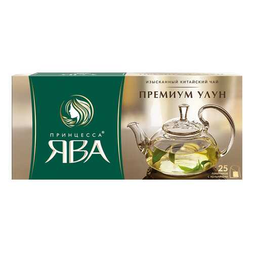 Чай зеленый Принцесса Ява Премиум Улун 25 пакетиков в Окей