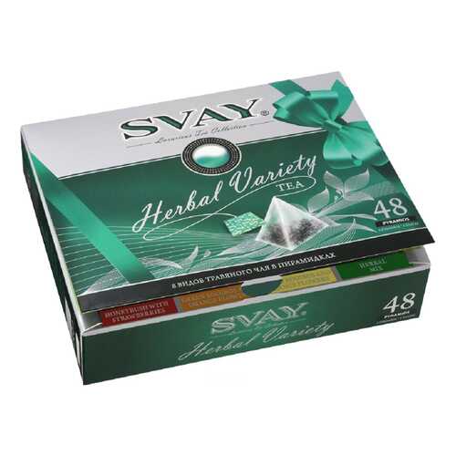 Подарочный набор Svay herbal variety 8 видов травянного чая 48 пакетиков в Окей