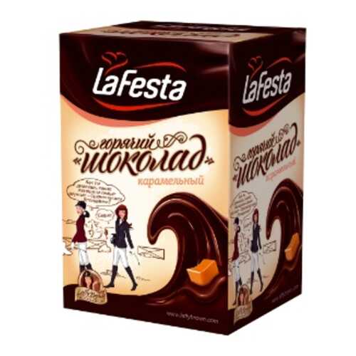 Горячий шоколад La Festa карамель 22 г 10 штук в Окей