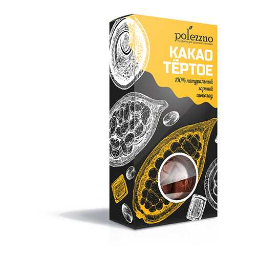 Какао тертое Polezzno 200 г в Окей