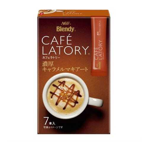 Кофе AGF Cafe Latory карамель-маккиато в стиках 7*11 г в Окей
