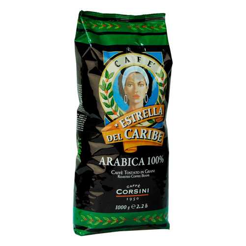Кофе Caffe Corsini Estrella Del Caribe в зернах 1000 г в Окей