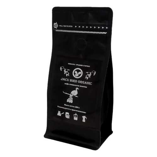 Кофе Jacu bird organic в зёрнах средней обжарки 200 г в Окей