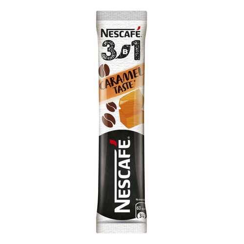 Кофе карамельный NESCAFE 3в1 растворимый порционный, 10 порций по 14.5г в Окей