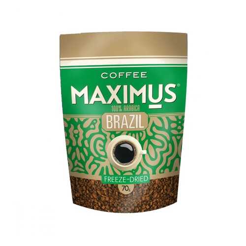 Кофе Maximus Brazil растворимый 70 г в Окей