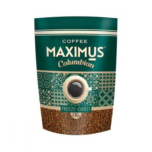 Кофе Maximus Columbian растворимый 230 г в Окей