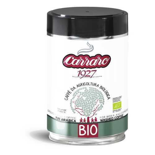 Кофе молотый Carraro bio ж/б 250 г в Окей