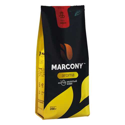 Кофе молотый MARCONY AROMA со вкусом вишни 200г в Окей