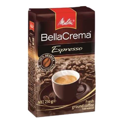 Кофе молотый Melitta bella crema espresso 250 г в Окей