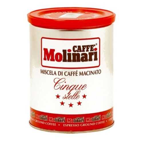 Кофе молотый Molinari 5 звезд 250 г в Окей
