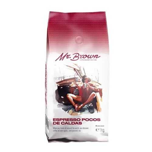 Кофе Mr.Brown Espresso Pocos De Caldas в зернах 1 кг в Окей
