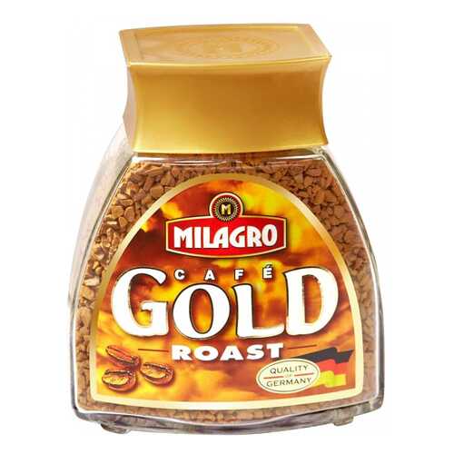 Кофе натуральный растворимый Milagro gold roast сублимированный 95 г в Окей