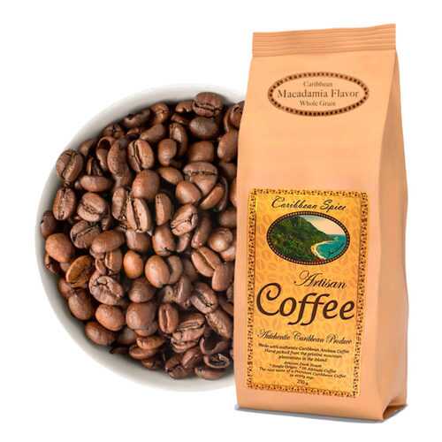 Кофе в зернах Caribbean Spice Artisan Kosher Coffee Macadamia Grain макадамия 250 г в Окей