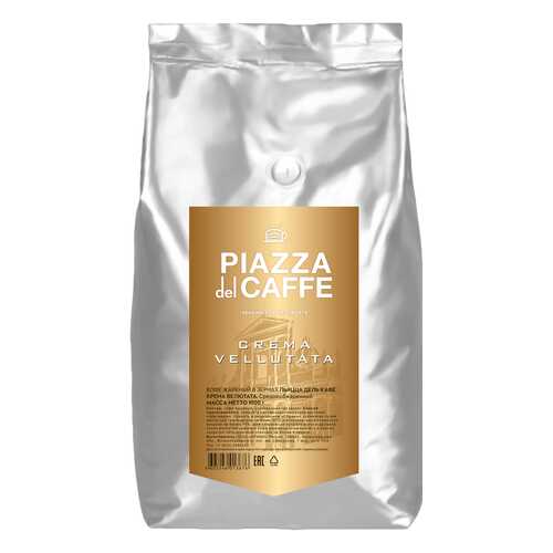 Кофе в зернах Piazza del Caffe Crema Vellutata 1 кг в Окей