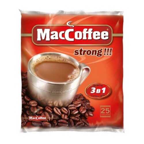 Кофейный напиток растворимый MacCoffee strong 3в1 50 г 16 штук в Окей