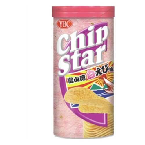 ЧЧИПСЫ Chip Star Картофельные чипсы со вкусом СЛИВОЧНОЙ КРЕВЕТКИ 50г, туба,Япония в Окей