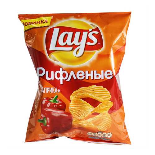 Чипсы Lays Рифленые со вкусом паприки 150г в Окей