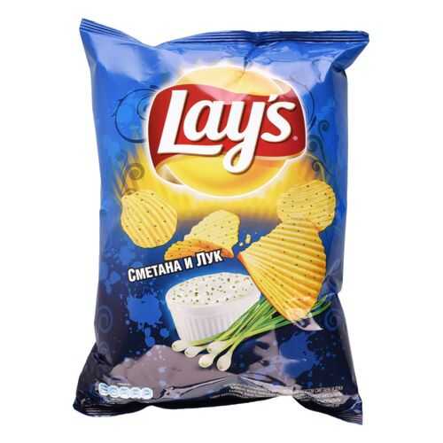 Картофельные чипсы Lay's сметана и лук 150 г в Окей