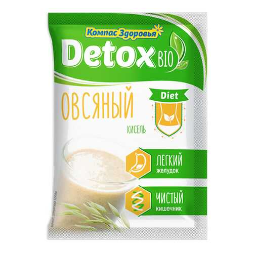 Кисель detox bio Diet Овсяный Компас здоровья 25 г в Окей