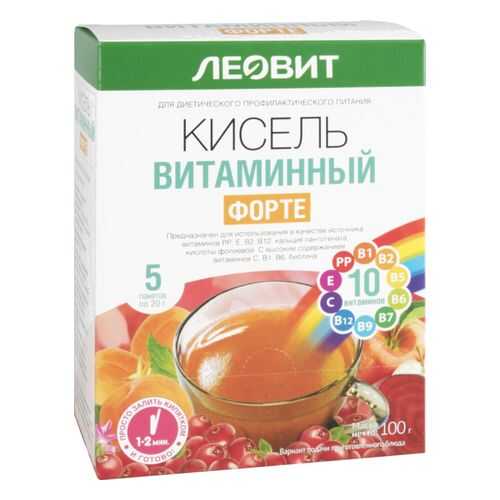 Кисель Леовит витаминный форте 100 г в Окей