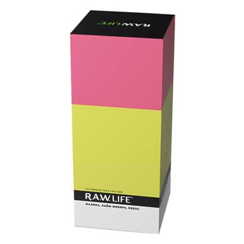 Набор Raw Life Mix, малина-лайм, лайм-имбирь, кокос Raw Life 141 г в Окей