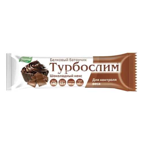 Турбослим Эвалар батончик шоколадный белковый 50 г в Окей