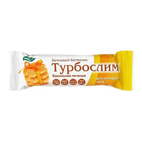 Турбослим Эвалар батончик ванильное печенье белковый 50 г в Окей