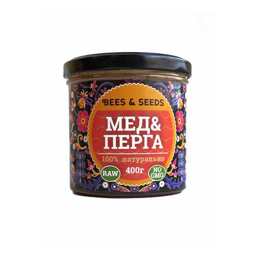 Медовый урбеч Bees&Seeds. Натуральный продукт с мёдом и пергой, 400 г в Окей