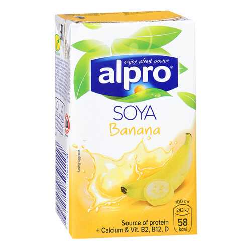Напиток соево-банановый Alpro обогащенный кальцием и витаминами 0.25 л в Окей
