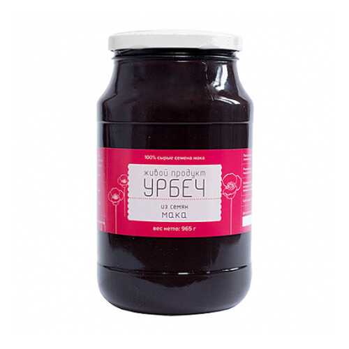 Урбеч из семян мака Живой продукт 965 г в Окей