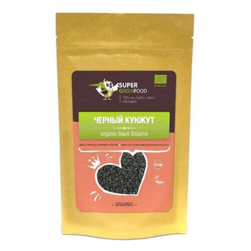 Черный кунжут Super Green Food 150 г в Окей