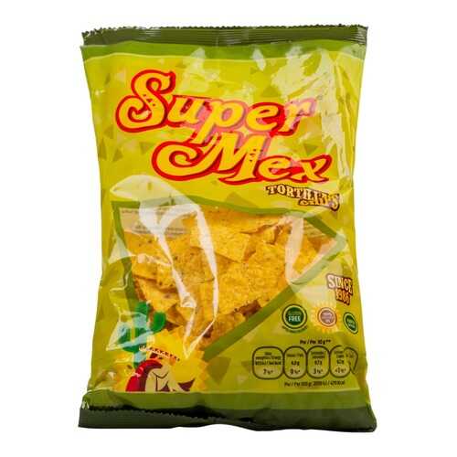 Чипсы кукурузные Super Mex Nachos с солью Chavez y Clark S.L. 180 г Испания в Окей