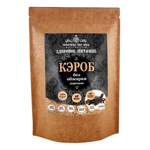 Кэроб порошок Продукты XXII века без обжарки 100 г в Окей