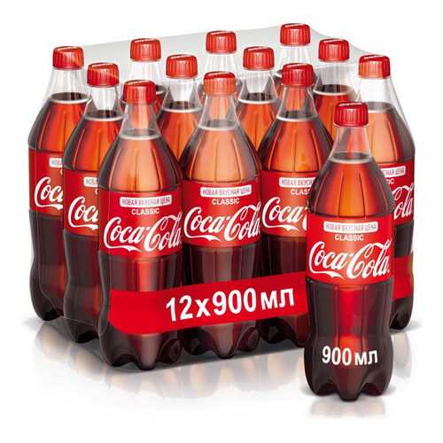 Напиток Coca-Cola сильногазированный 0,9л*12 в Окей