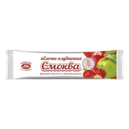 Пастила Смоква фруктовая яблочно-клубничная 30 г в Окей