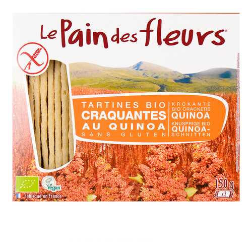 Хлебцы диетические из киноа Pain des fleurs 150 г в Окей